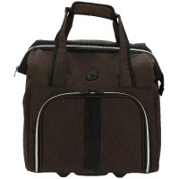 Bolsa de cuidado con ruedas EQUITHEME Castaño Marrón
