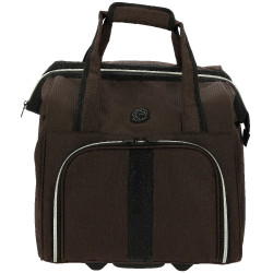 Bolsa de cuidado con ruedas EQUITHEME Castaño Marr&amp;oacute;n