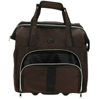 Bolsa de cuidado con ruedas EQUITHEME Castaño Marrón