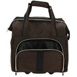 Bolsa de cuidado con ruedas EQUITHEME Castaño Marr&amp;oacute;n
