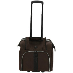 Bolsa de cuidado con ruedas EQUITHEME Castaño Marr&amp;oacute;n