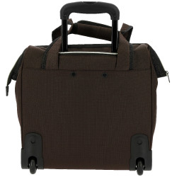 Bolsa de cuidado con ruedas EQUITHEME Castaño Marr&amp;oacute;n