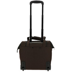 Bolsa de cuidado con ruedas EQUITHEME Castaño Marr&amp;oacute;n