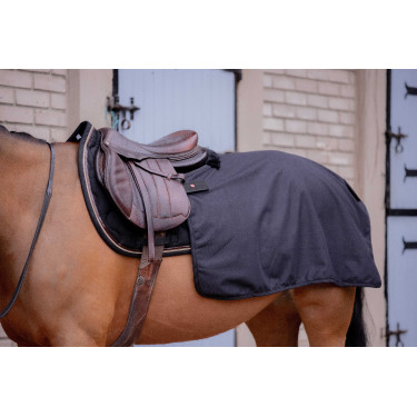 Manta riñonera Quarter PADDOCK - Classic Rain Negro