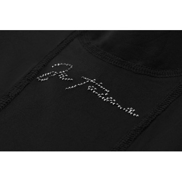 Polo Te quiero EQUITHÈME - Alice Negro Polo Te quiero EQUITHÈME - Alice Negro