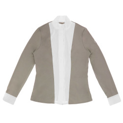 Camisa Equithème Julie Gris pardo Marr&amp;amp;amp;oacute;n