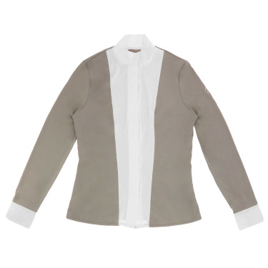 Camisa Equithème Julie Gris pardo Marr&amp;amp;amp;oacute;n