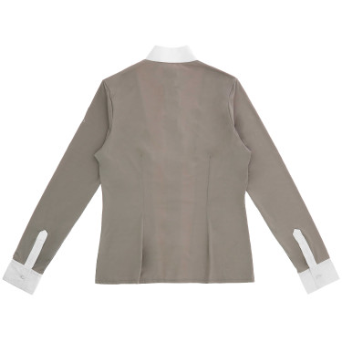 Camisa Equithème Julie Gris pardo Marr&amp;amp;amp;oacute;n