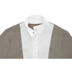 Camisa Equithème Julie Gris pardo Marr&amp;amp;amp;oacute;n