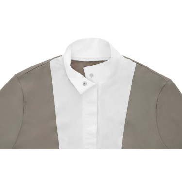 Camisa Equithème Julie Gris pardo Marr&amp;amp;amp;oacute;n
