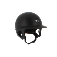 Casco PENELOPE visera larga Negro brillante Casco PENELOPE visera larga Negro brillante