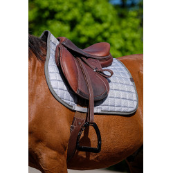 Manta de montar Equithème Chic Gris
