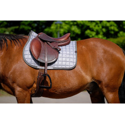 Manta de montar Equithème Chic Gris