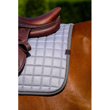 Manta de montar Equithème Chic Gris