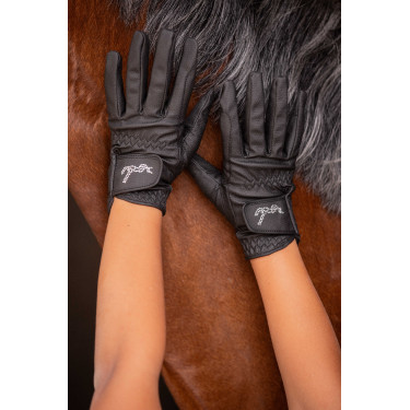 Guantes EDEN BY PENELOPE Prisma strass niño Negro