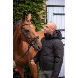 Chaqueta acolchada PADDOCK Auteuil Negro