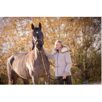 Parka Pénélope Steppy Gris pardo Marrón