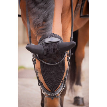 Orejeras antimoscas PADDOCK - Soundless largo Negro