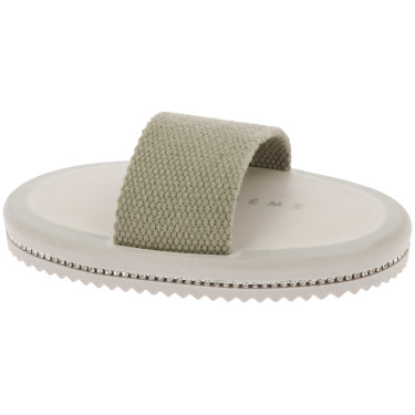 Currycomb Te quiero Equithème Strass Beige