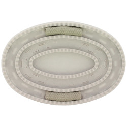 Currycomb Te quiero Equithème Strass Beige