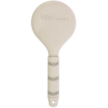 Cepillo para crines Je t'aime Equithème Strass Beige