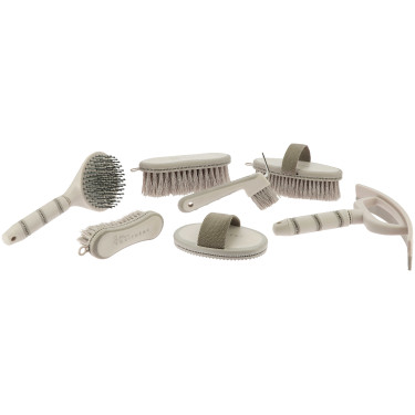 Cepillo suave Te quiero Equithème Strass Beige