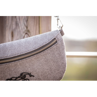 Riñonera PENELOPE Chevron Negro