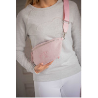 Riñonera PENELOPE Chevron Rosa