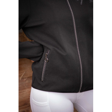 Chaqueta Pénélope Tweeny con strass Negro
