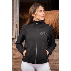 Chaqueta Pénélope Tweeny con strass Negro