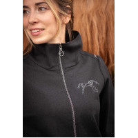 Chaqueta Pénélope Tweeny con strass Negro