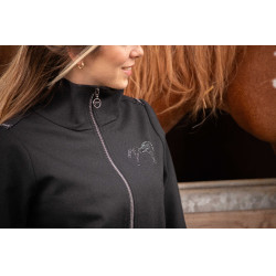Chaqueta Pénélope Tweeny con strass Negro