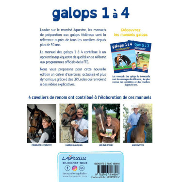 Cuaderno de ejercicios galope 1 a 4 con vídeos Lavauzelle Cuaderno de ejercicios galope 1 a 4 con vídeos Lavauzelle