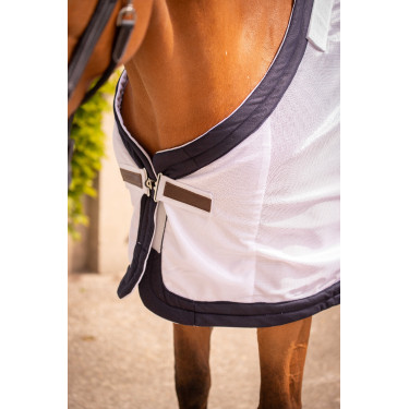 Manta PADDOCK UV-mesh combo Blanco