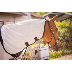 Manta PADDOCK UV-mesh combo Blanco