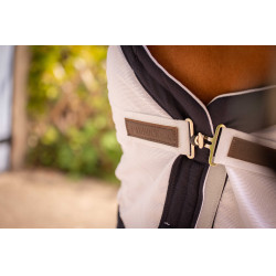 Manta PADDOCK UV-mesh combo Blanco