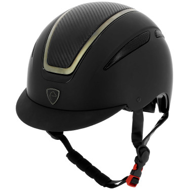 Casco EQUITHEME Agris Cromo negro carbono Casco EQUITHEME Agris Cromo negro carbono