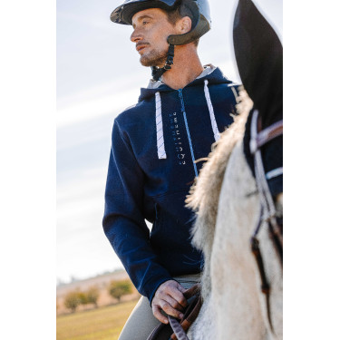 Sudadera EQUITHÈME 'Hervé' Azul marino
