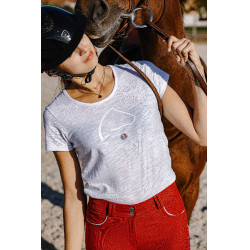 Camiseta Equithème Claire Blanco