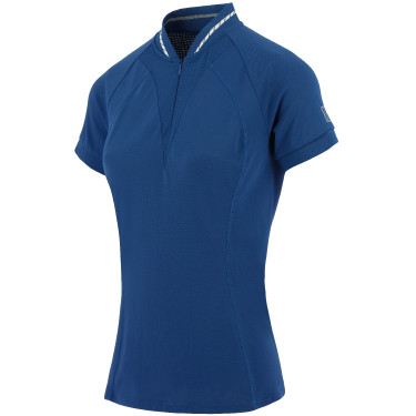 Polo EQUITHEME 'Elodie' de manga corta Azul Mónaco