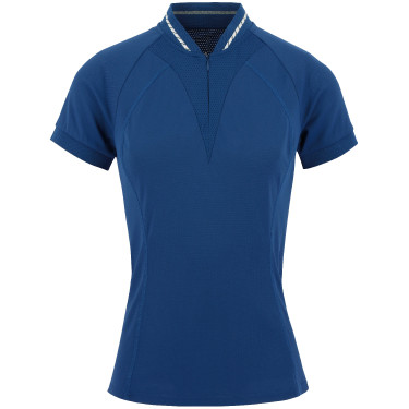 Polo EQUITHEME 'Elodie' de manga corta Azul Mónaco