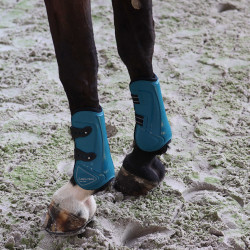 Guarniciones con protectores de menudillo Lami-Cell Elite Turquesa Azul