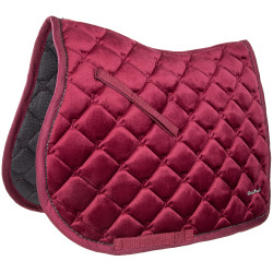 Manta de montar Lami-Cell Galaxy Velvet Burdeos