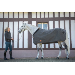 Manta PADDOCK Wooltouch Gris