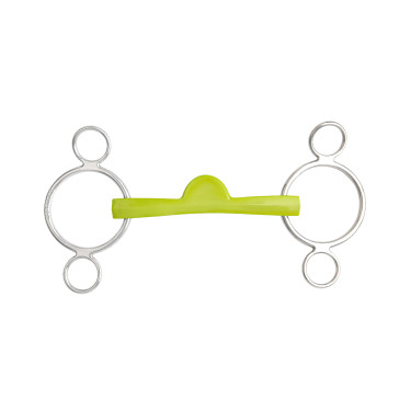 Muserola ajustable Metalab Flexi Soft 3 anillas media luna Verde