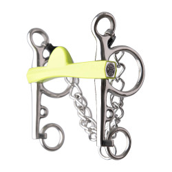 Mors pelham Metalab Flexi Soft media luna ramas largas Verde