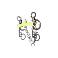 Mors pelham Metalab Flexi Soft media luna ramas cortos Verde