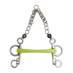 Muserola pelham Metalab Flexi Soft recta ramas cortas Verde