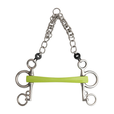 Muserola pelham Metalab Flexi Soft recta ramas cortas Verde