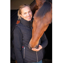 Chaleco acolchado sin mangas Longueil Paddock Sports Negro Chaleco acolchado sin mangas Longueil Paddock Sports Negro